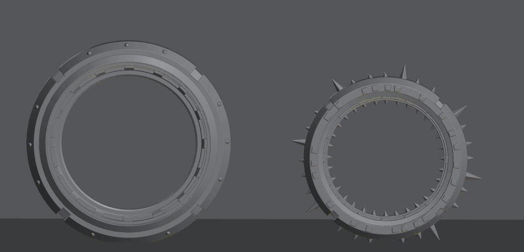 Fleet Scale Space Gate | Space Fleet Scale Sci-Fi Miniatures