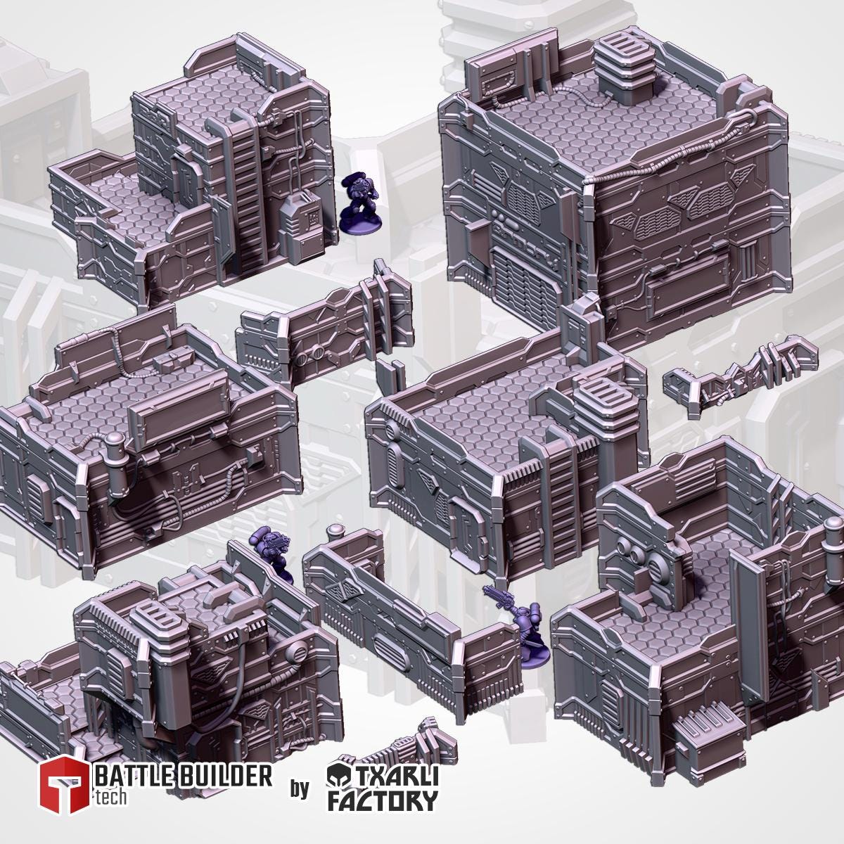 Sci Fi City | 32/28mm Wargaming Scenery and Miniature Terrain
