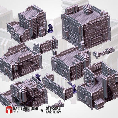 Sci Fi City | 32/28mm Wargaming Scenery and Miniature Terrain