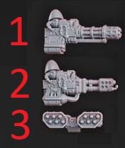 Destroyers Specialty Weapons Conversion Bits | Weapons and Accessories for 28-32mm Sci-Fi Miniatures