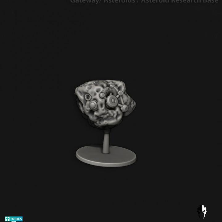 Fleet Scale Asteroid Base | Space Fleet Scale Sci-Fi Miniatures