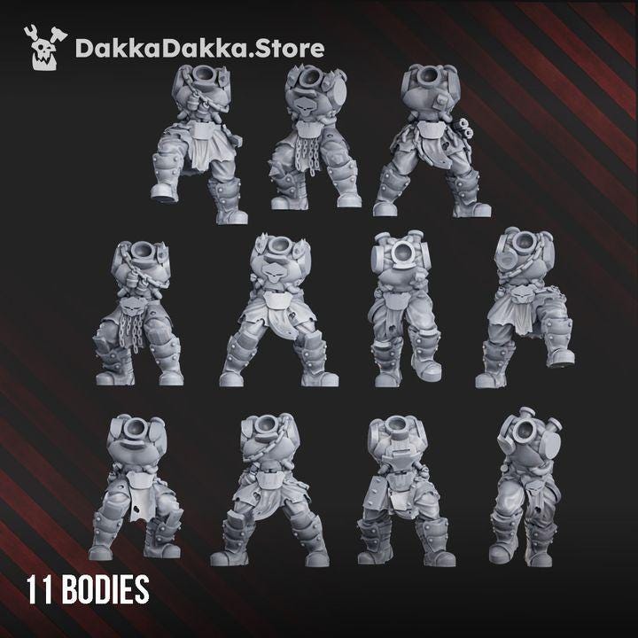 Colossus Squad | 32/28mm Heroic-Scale Sci-Fi  Infantry Miniatures