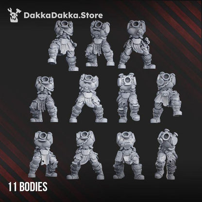 Colossus Squad | 32/28mm Heroic-Scale Sci-Fi  Infantry Miniatures