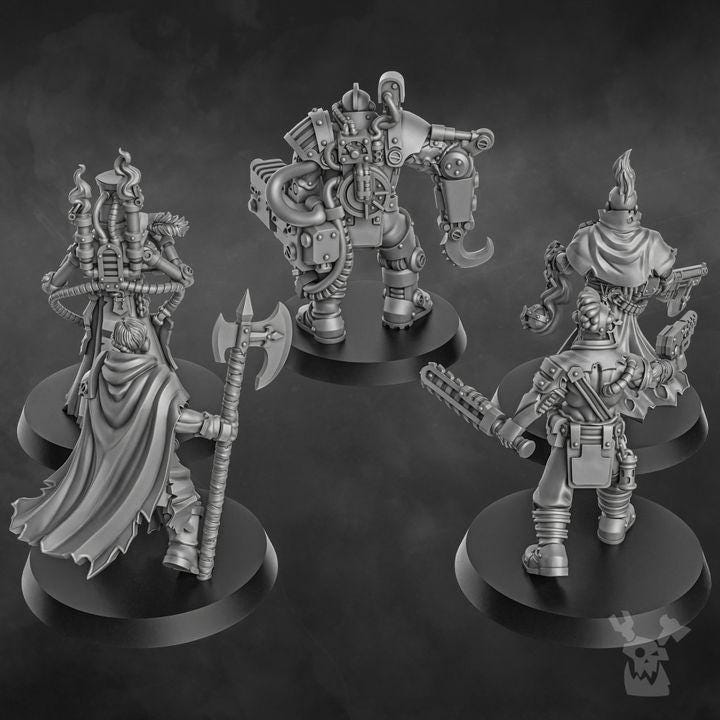 Holy Department of Heretical Investigations | 32/28mm Heroic-Scale Sci-Fi  Infantry Miniatures