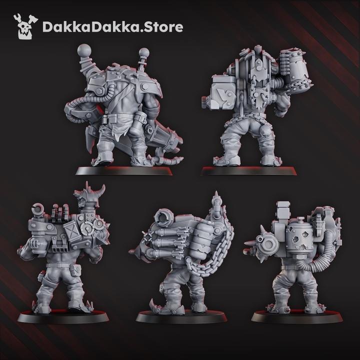 Porkaz Maraderz Mob | 32/28mm Heroic-Scale Sci-Fi Infantry Miniatures