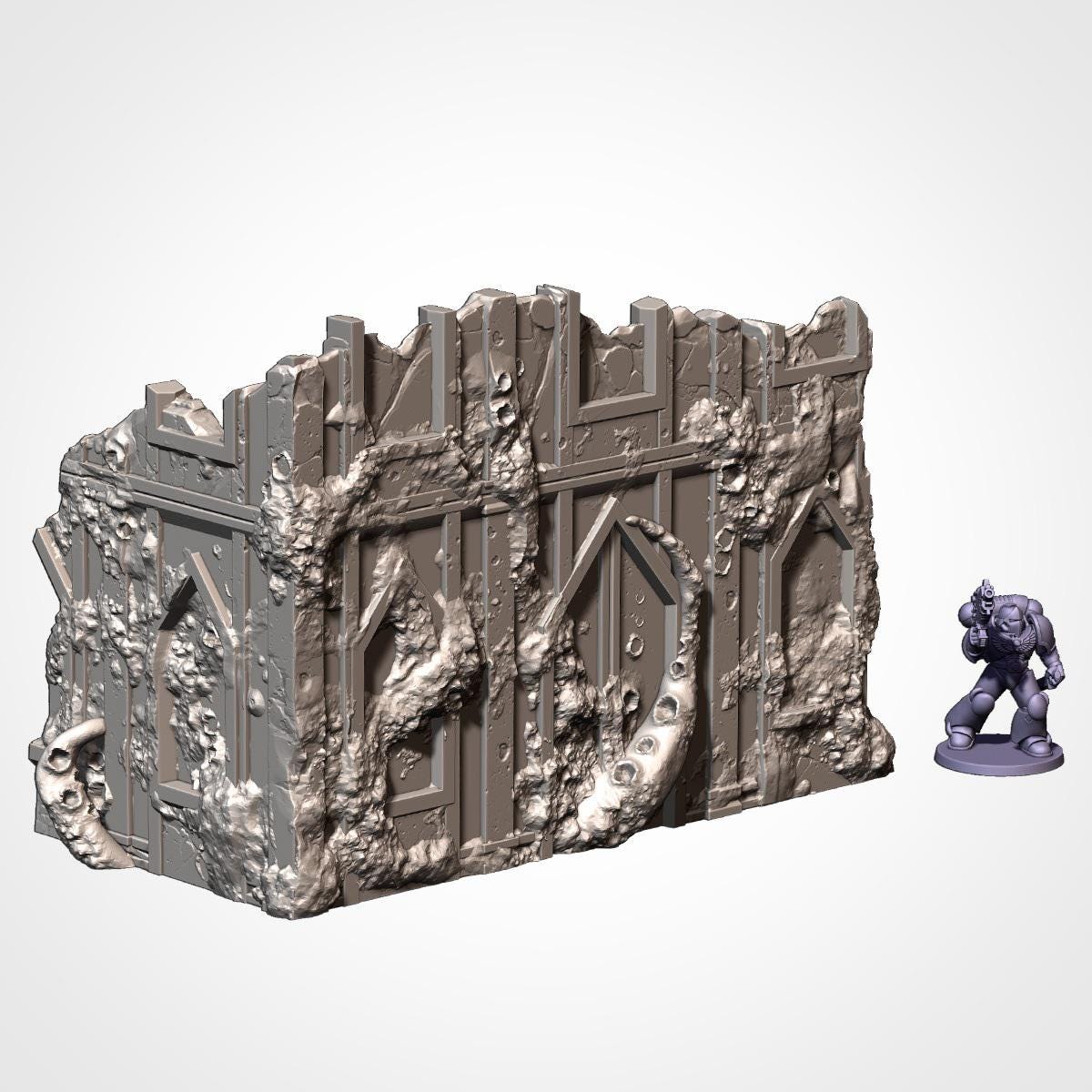 Infected Ruins | 32/28mm Wargaming Scenery and Miniature Terrain