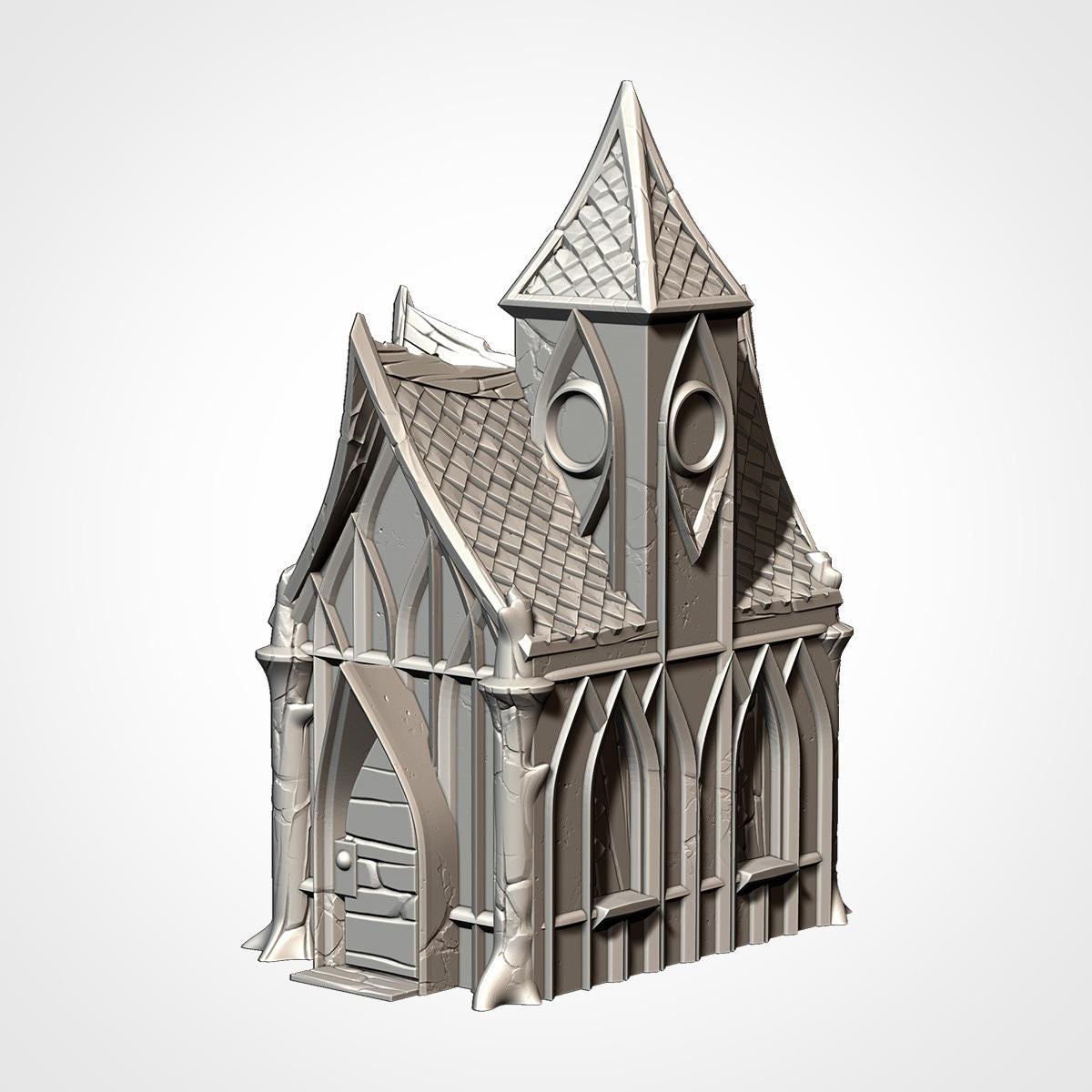 Wood Elf Village | 32/28mm Wargaming Scenery and Miniature Terrain