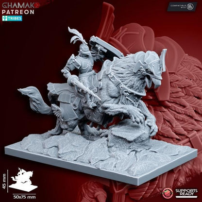 The Human Empire Demi-Gripphin Knights | 28mm Heroic-Scale Fantasy Cavalry Miniatures