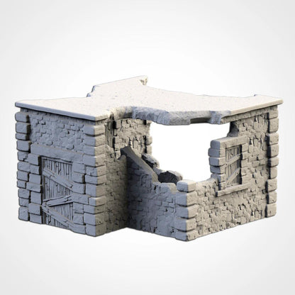 Fantasy Town Ruins | 32/28mm Wargaming Scenery and Miniature Terrain