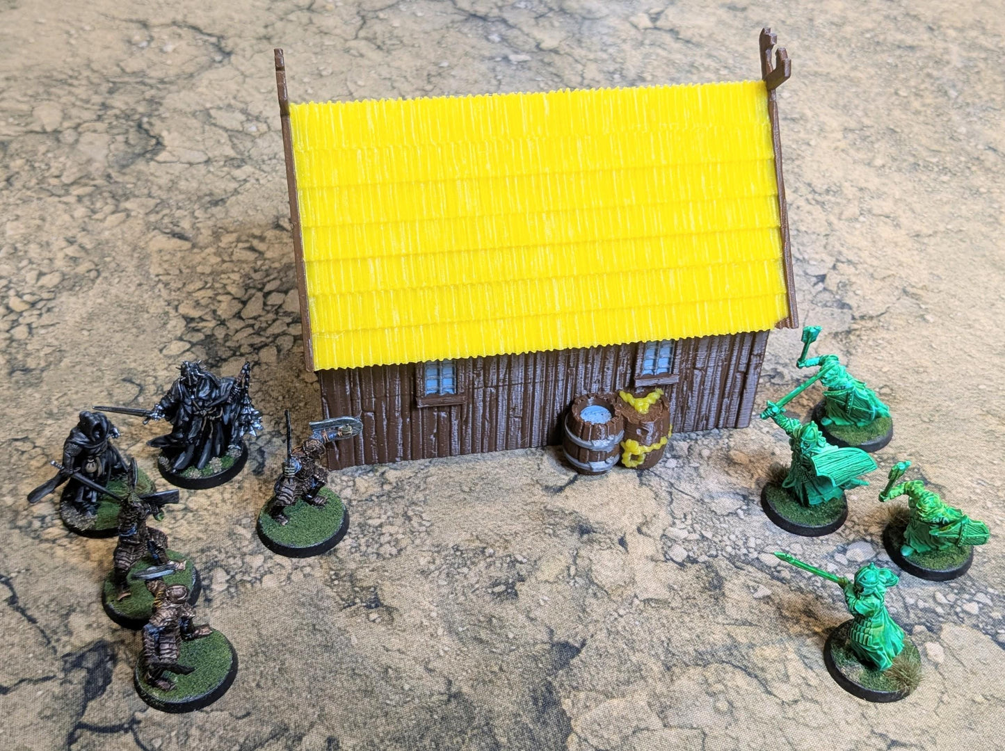 Multi Colour Master Ring Village | 32/28mm Wargaming Scenery and Miniature Terrain