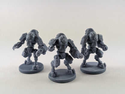 Hive Droid Spectres | 32/28mm Heroic-Scale Sci-Fi Infantry Miniatures