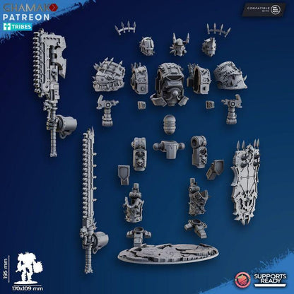 Impaler Titan Miniature | 32/28mm Heroic-Scale Sci-Fi War Engine