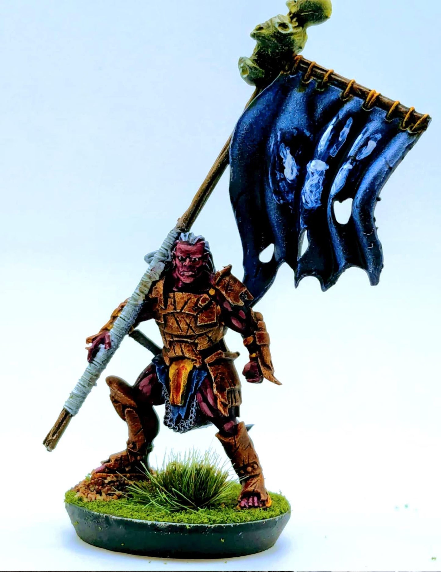 Warbreed Orc Command Set | 28mm Scale Fantasy Infantry Miniatures