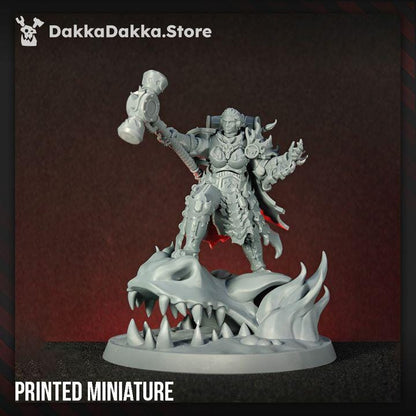 Iskra Nova The Firestorm | 32/28mm Heroic-Scale Sci-Fi Heavy Power Armour Infantry Leader