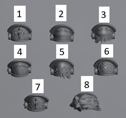 Stormbringer Conversion Bits | Weapons, Shield and Armour Accessories for 28-32mm Sci-Fi Miniatures