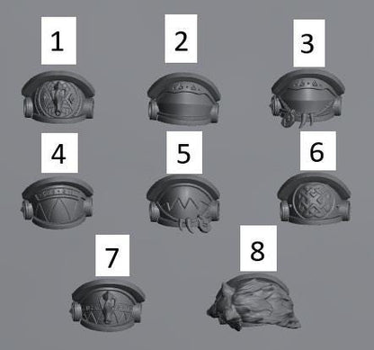Stormbringer Conversion Bits | Weapons, Shield and Armour Accessories for 28-32mm Sci-Fi Miniatures