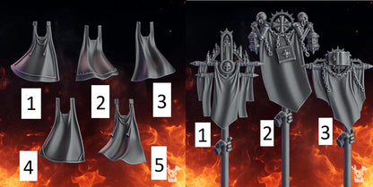 Pactum Aeternum Conversion Bits | Weapons, Shield and Armour Accessories for 28-32mm Sci-Fi Miniatures