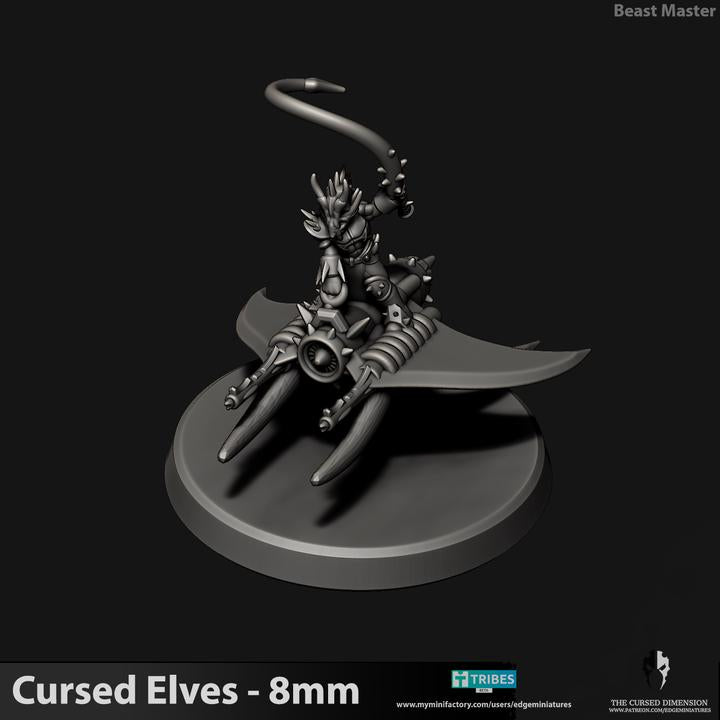 Cursed Elves Beast Squadron | 8mm Epic Scale Sci-Fi Infantry Miniatures