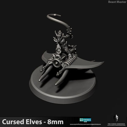 Cursed Elves Beast Squadron | 8mm Epic Scale Sci-Fi Infantry Miniatures