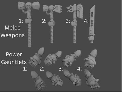 Ignisaurus Warrior Conversion Bits | Weapons, Shield and Armour Accessories for 28-32mm Sci-Fi Miniatures