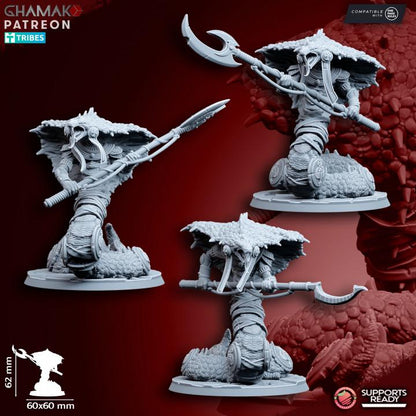 Undead Pharaohs Apophis Knights/Necropolis Guards | 28mm Heroic-Scale Fantasy Monster Miniatures
