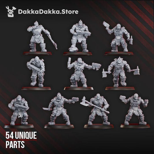 Colossus Squad | 32/28mm Heroic-Scale Sci-Fi  Infantry Miniatures