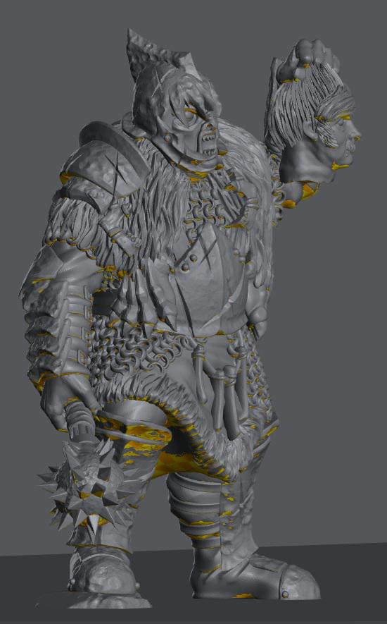 Generic Orc Hero | 28mm Scale Fantasy Infantry Miniatures