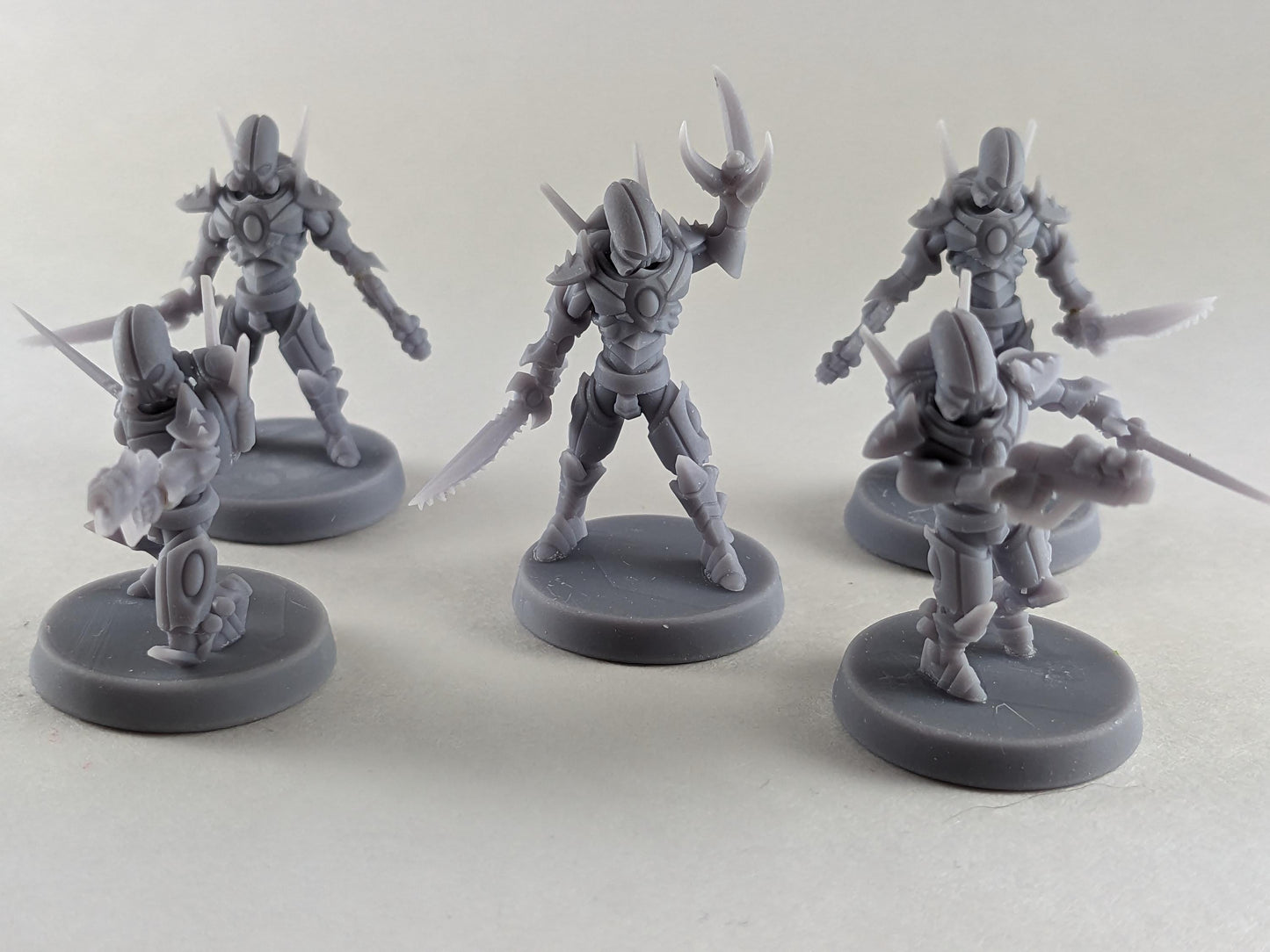Tech Elves Elite Specialty Warriors | 32/28mm Heroic-Scale Sci-Fi Infantry Miniatures