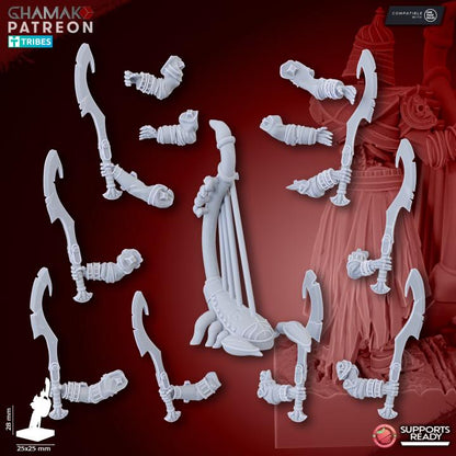Undead Pharaohs Pyramid Guards | 28mm Heroic-Scale Fantasy Infantry Miniatures