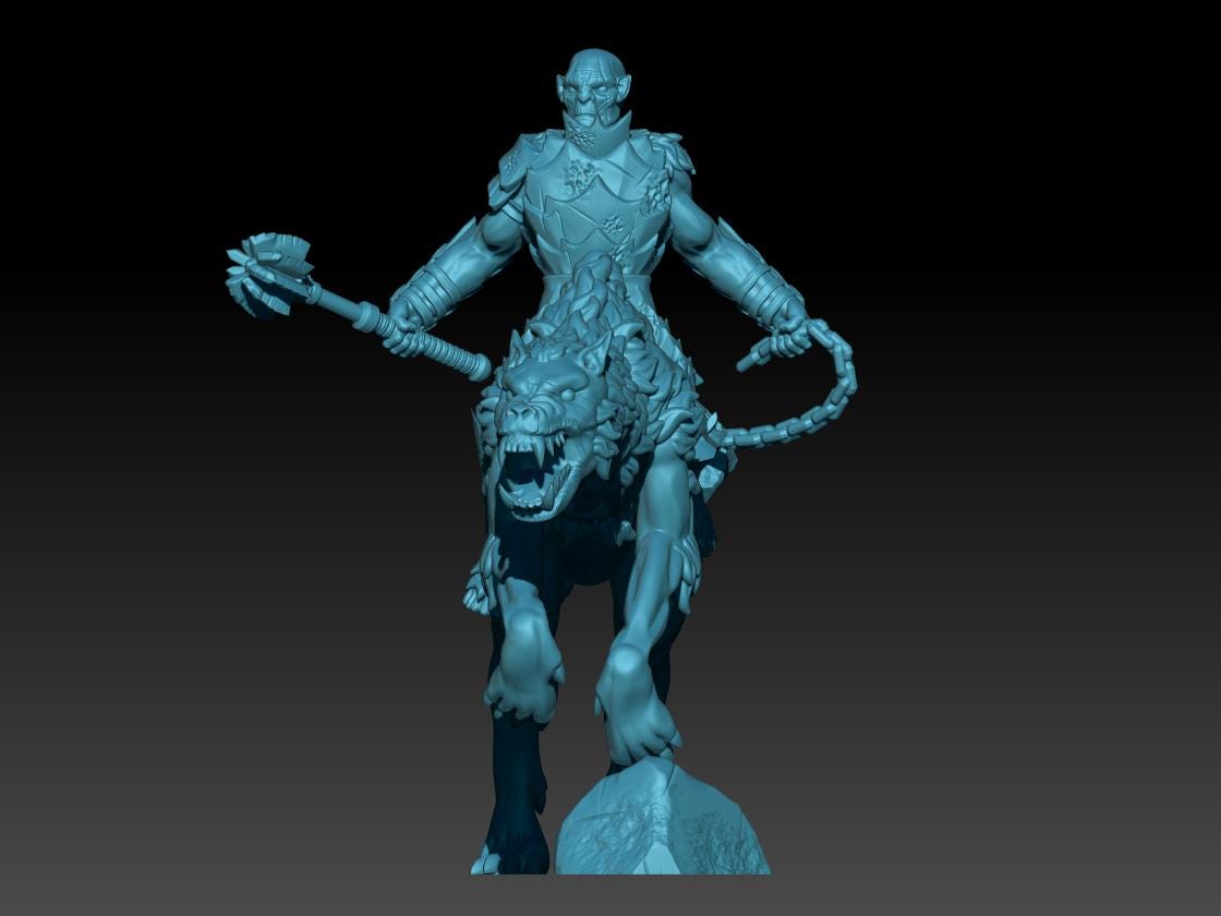 Aznarg the Desecrator | 28mm Scale Fantasy Infantry Miniatures