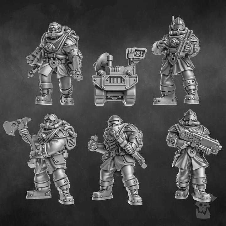 Navy Special Forces | 32/28mm Heroic-Scale Sci-Fi  Infantry Miniatures