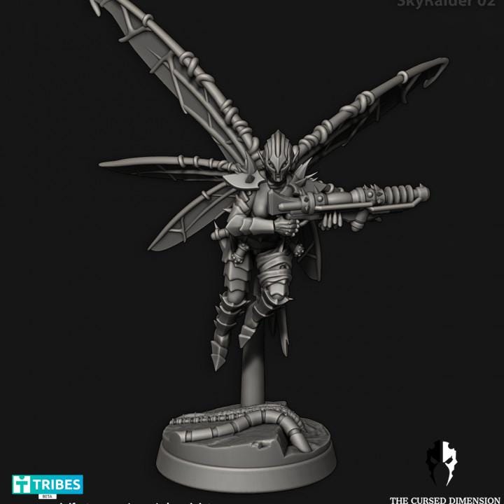 Cursed Elves Sky Raiders | 32/28mm Heroic-Scale Sci-Fi Miniatures