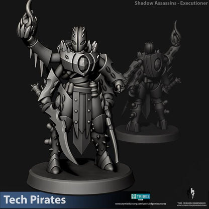 Tech Pirates Shadow Assassins | 32/28mm Heroic-Scale Sci-Fi Infantry Miniatures