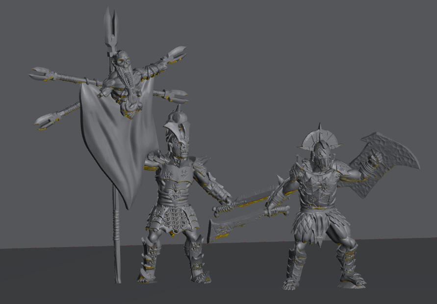 Orc Command | 28mm Scale Fantasy Infantry Miniatures