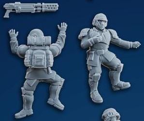 Freedom Guard Casualties | Accessories for 28-32mm Sci-Fi Miniatures