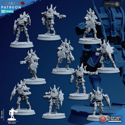 Undying Void Centurion | 32/28mm Heroic-Scale Sci-Fi Infantry Miniatures