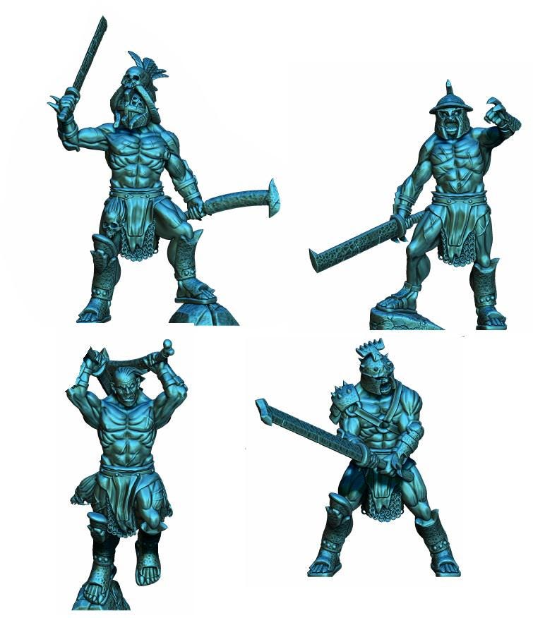 Warbreed Orc Berserkers | 28mm Scale Fantasy Infantry Miniatures