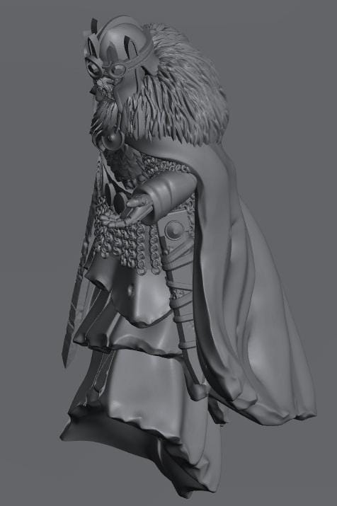 Undead Horde Necrolord | 28mm Scale Fantasy Infantry Miniatures