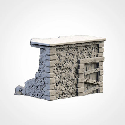 Fantasy Town Ruins | 32/28mm Wargaming Scenery and Miniature Terrain