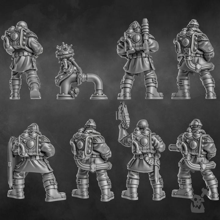 Navy Special Forces | 32/28mm Heroic-Scale Sci-Fi  Infantry Miniatures