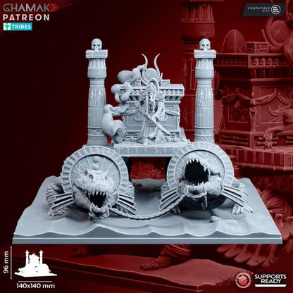 Undead Pharaohs Receptacle of Souls | 28mm Heroic-Scale Fantasy War Machine Miniatures