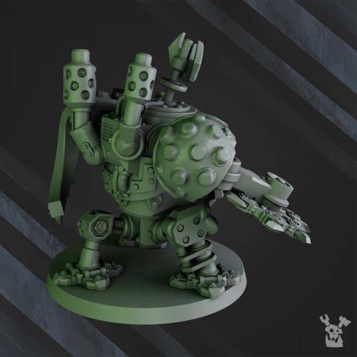 Porkaz Slasher Noids | 32/28mm Heroic-Scale Sci-Fi Walker Miniatures