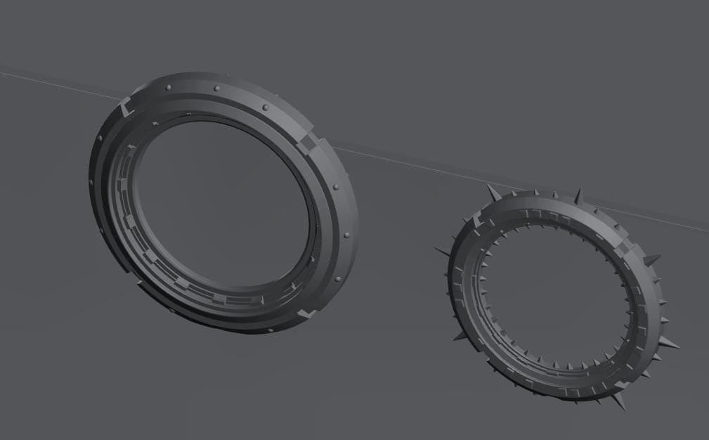 Fleet Scale Space Gate | Space Fleet Scale Sci-Fi Miniatures