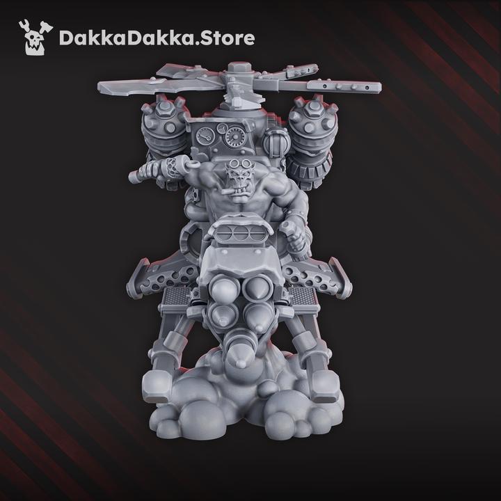 Porkaz Chonky Flyaz | 32/28mm Heroic-Scale Sci-Fi Jetbike Miniatures