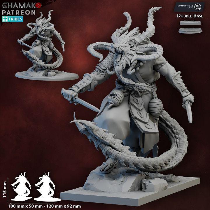 Ratmen Gods | 28mm Heroic-Scale Fantasy Monster Miniatures