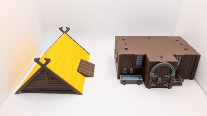Multi Colour Master Ring Village | 32/28mm Wargaming Scenery and Miniature Terrain