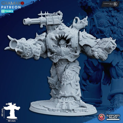 Heretic Possessed Eradicators | 32/28mm Heroic-Scale Sci-Fi Power Armoured Heavy Infantry