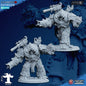 Heretic Possessed Eradicators | 32/28mm Heroic-Scale Sci-Fi Power Armoured Heavy Infantry