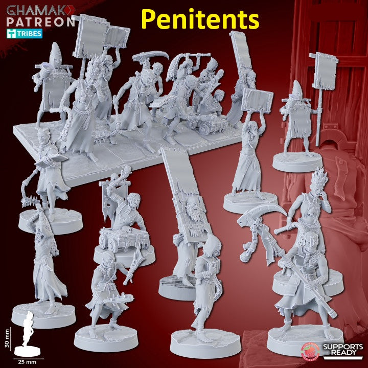 The Human Empire Elite Melee Infantrymen | 28mm Heroic-Scale Fantasy Infantry Miniatures