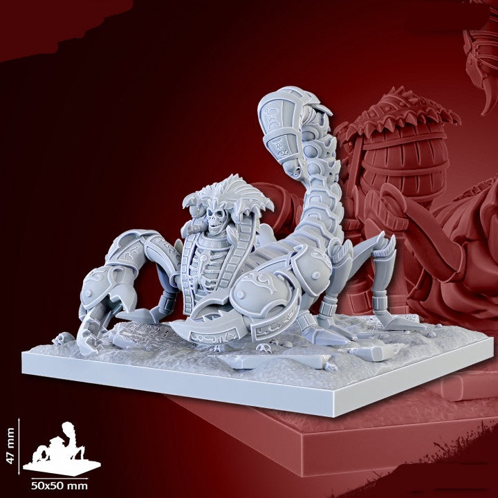 Undead Pharaohs Undead Scorpion | 28mm Heroic-Scale Fantasy Monster Miniatures